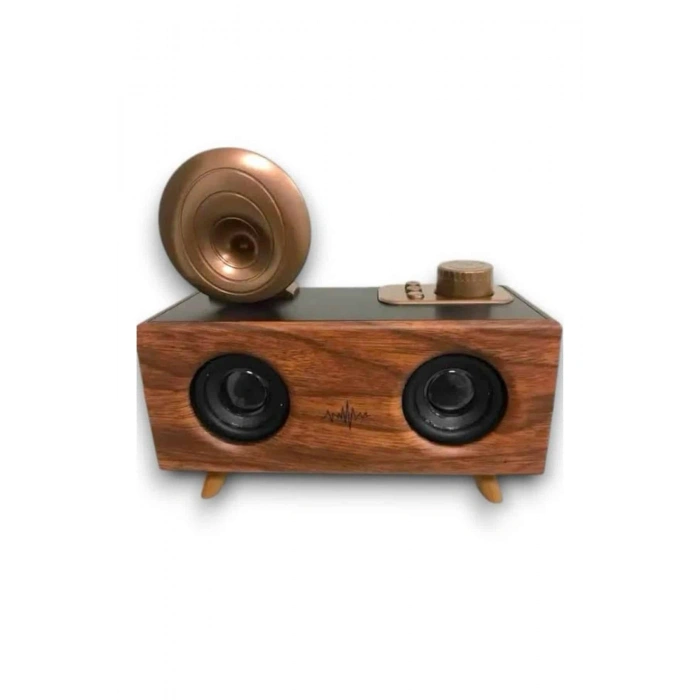 Mey İthalat® Nostaljik Radyo Bluetooth Bağlantılı Şarjlı Yüksek Ses Kaliteli