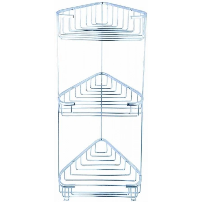 Mey İthalat® Onno Krom Köşe Süngerlik 18X18 Üçlü