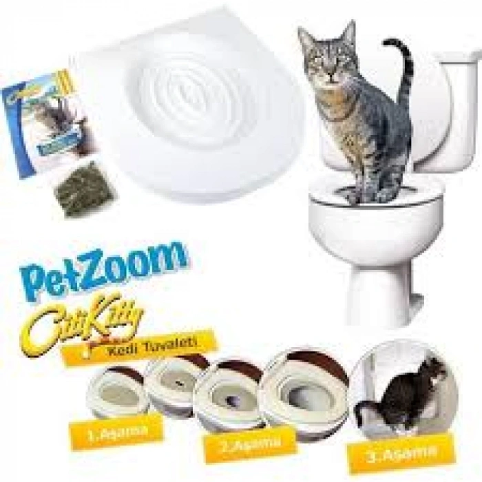 Mey İthalat® Petzoom Klozet Kedi Tuvaleti ***