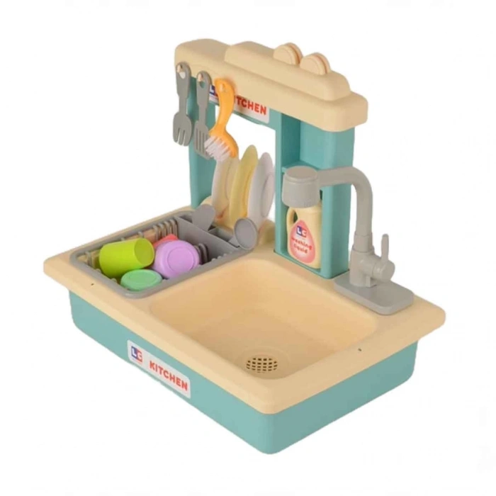 Mey İthalat®  Pilli İnteraktif Lavabo Seti Turkuaz