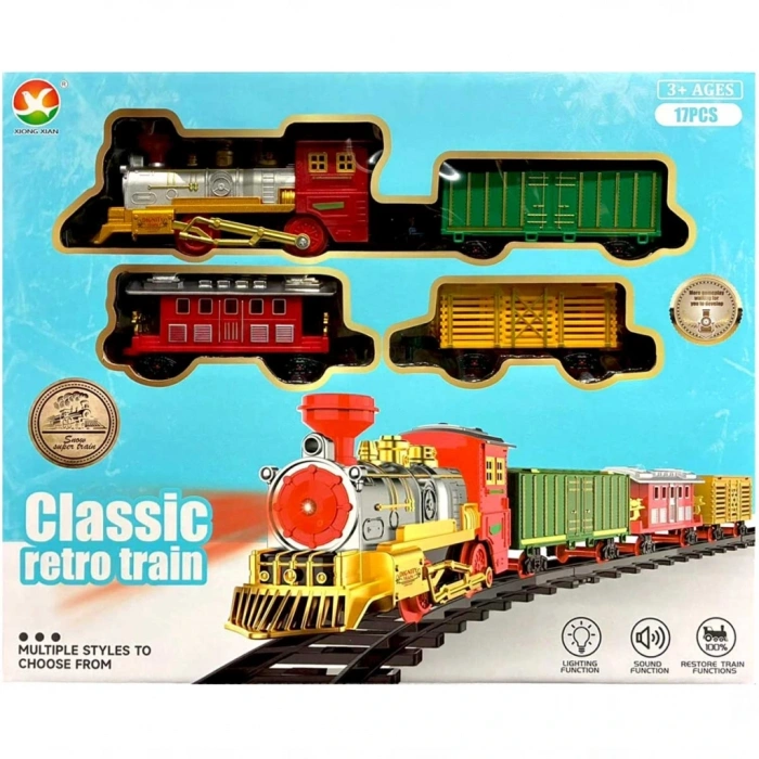 Mey İthalat® Pilli Tren Seti 17 Parça