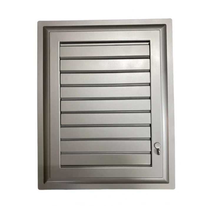Mey İthalat® Plastik Menfez 35X55 Gümüş Banyo WC Havalandırma