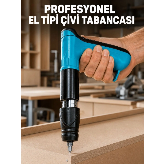 Mey İthalat® Profesyonel Manuel El Tipi Çivi Tabancası Ahşap Döşeme Montaj Aleti