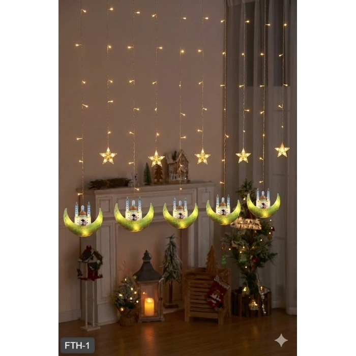 Mey İthalat® Ramazan Perde LED Işık 3 Metre