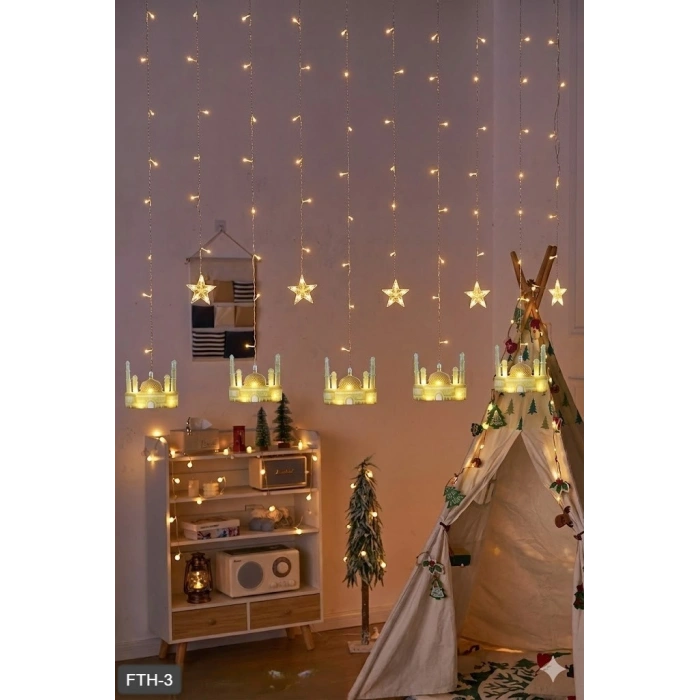 Mey İthalat® Ramazan Perde LED Işık 3 Metre