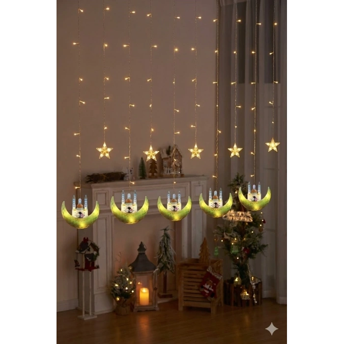 Mey İthalat® Ramazan Perde LED Işık 3 Metre