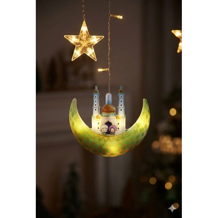 Mey İthalat® Ramazan Perde LED Işık 3 Metre