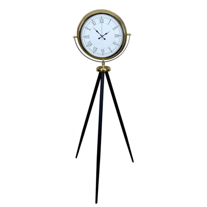 Mey İthalat® Regal Gold Tripod Ayaklı Saat