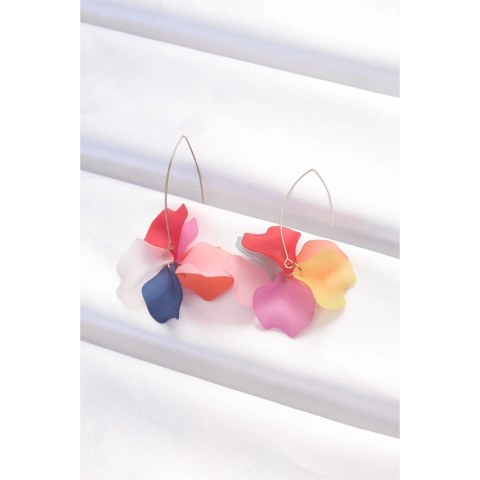 Mey İthalat® Renk Çiçek Küpe