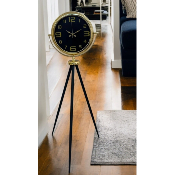 Mey İthalat® Royal Gold Tripod Ayaklı Saat