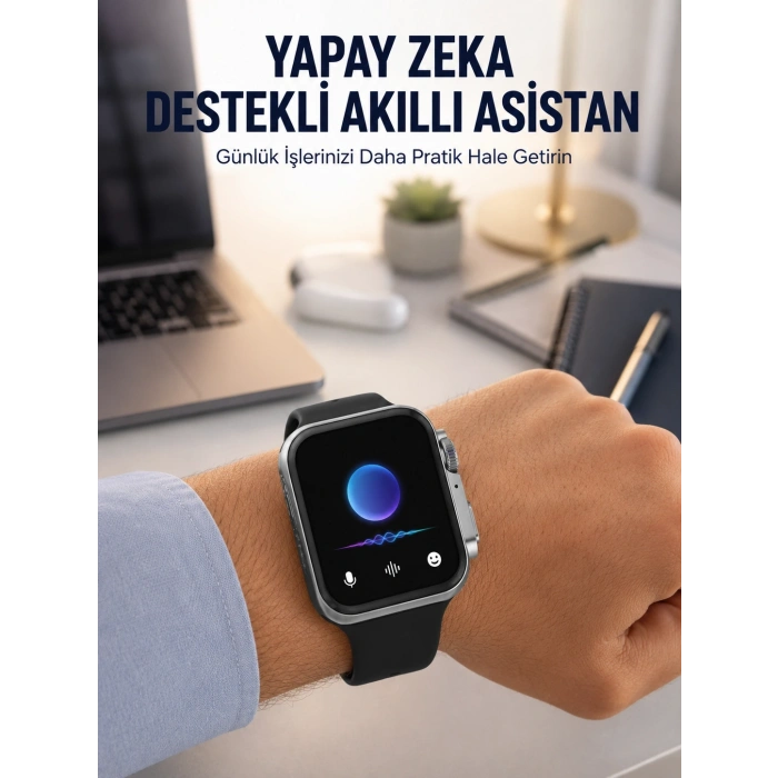Mey İthalat® RS12 PRO+ 2025 Serisi Garantili Özel Üretim Akıllı Saat – AMOLED Ekran, GPS, 2GB Hafıza, Sesli Görüşme, Uzun Şarj Süresi Yeni Nesil