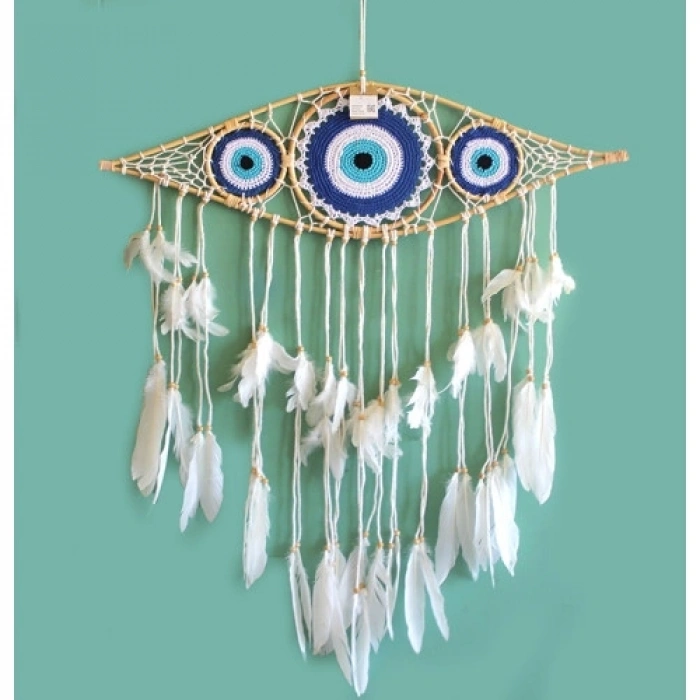Mey İthalat® Rüya Kapanı Düş Kapanı Dream Catcher Göz Tasarımı