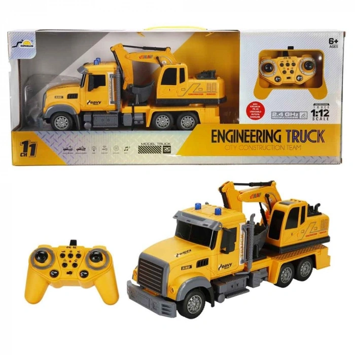 Mey İthalat® S00005093 R/C İŞ MAK.1/12 SES/IŞIK 3.7V USB 2.4GHZ