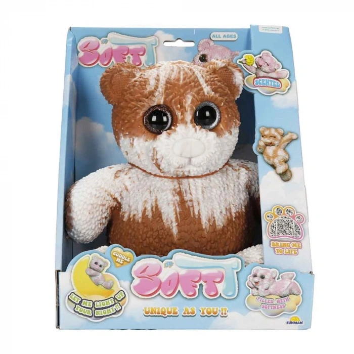 Mey İthalat® S01012331 FİGÜR SOFT BEAR DELUX KARAN PARLAYAN-SUN