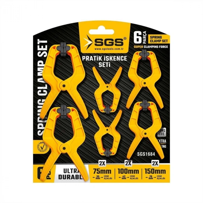 Mey İthalat® SGS 1684 Pratik Mini İşkence Seti 6 Parça