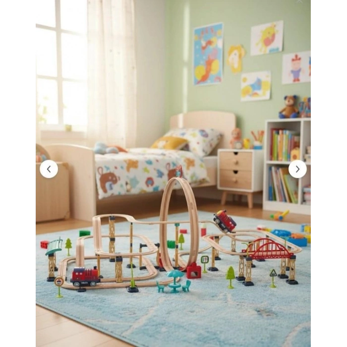 Mey İthalat® SH40601 161 PARÇA ÇANTALI TREN SETİ-ZRV