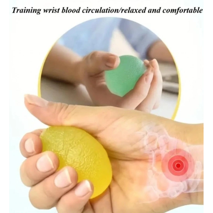 Mey İthalat® Silikon El Egzersiz Topu | Dayanıklı, Ergonomik ve Rahat Kullanım