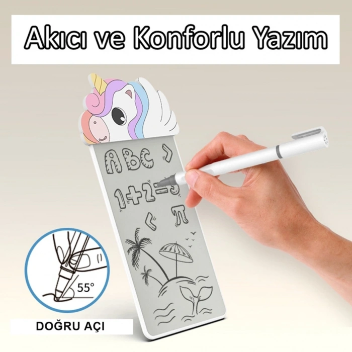 Mey İthalat® Silikon Figürlü Manyetik Mini Yazı Tahtası 5,5 - 14 cm