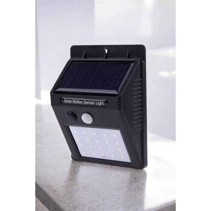 Mey İthalat® Solar Güneş Enerji Panelli Sensörlü Lamba Enerji Tasarruflu
