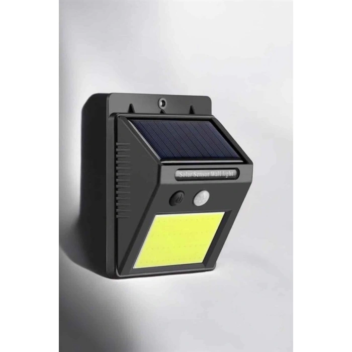 Mey İthalat® Solar Güneş Enerji Panelli Sensörlü Lamba Enerji Tasarruflu