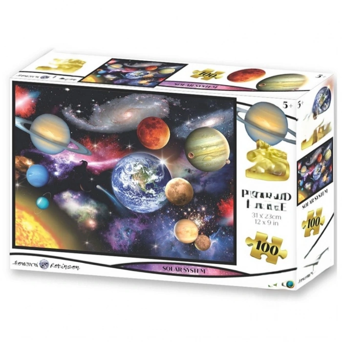 Mey İthalat® Solar Sistem Puzzle 100 Parça