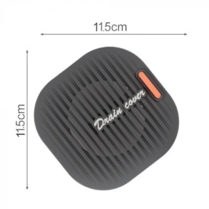 Mey İthalat® Süzgeçli Lavabo Gider Koruyucu Mat Gri