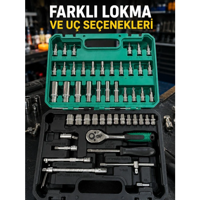Mey İthalat® Taşıma Çantalı 53 Parça Tamir Takımı