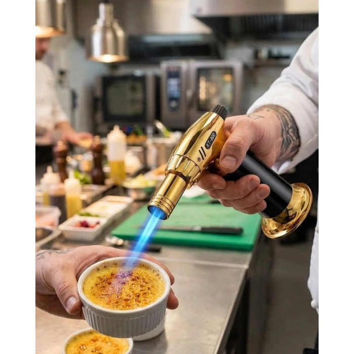 Mey İthalat® Torch Pürmüz Çakmak Gaz Dolumlu Mutfak Kamp Çok Amaçlı