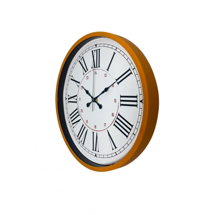 Mey İthalat® Turuncu 36 Cm Standart Duvar Saati