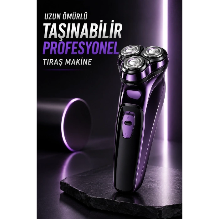 Mey İthalat® Uzun Ömürlü Taşınabilir Profesyonel Tıraş Makine