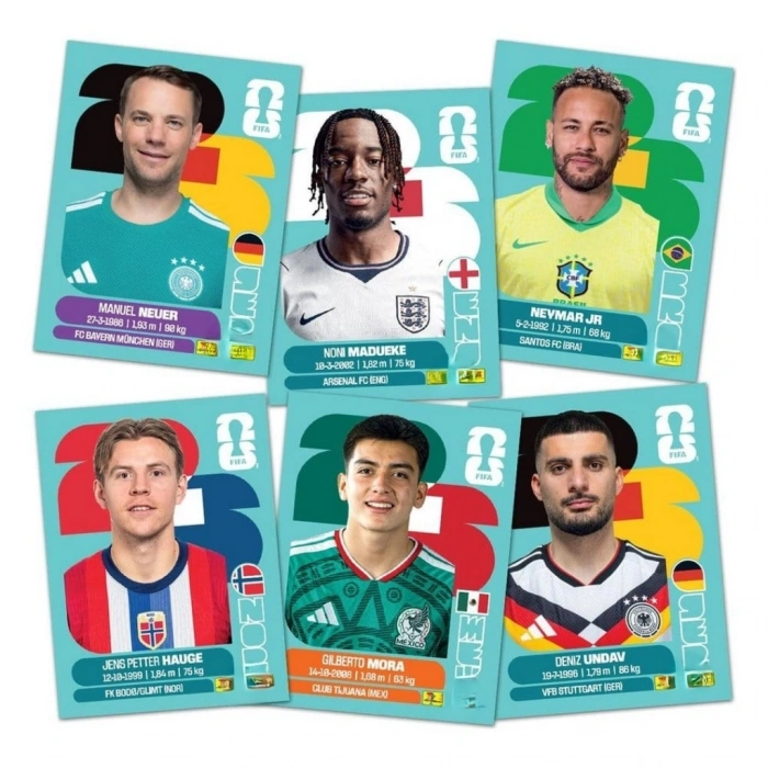 Mey İthalat® World Cup 2026 Sticker Koleksiyon Seti