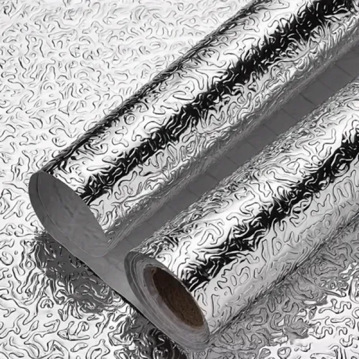 Mey İthalat® Yapışkanlı Mutfak Folyo Gümüş 40 cm x 10 m