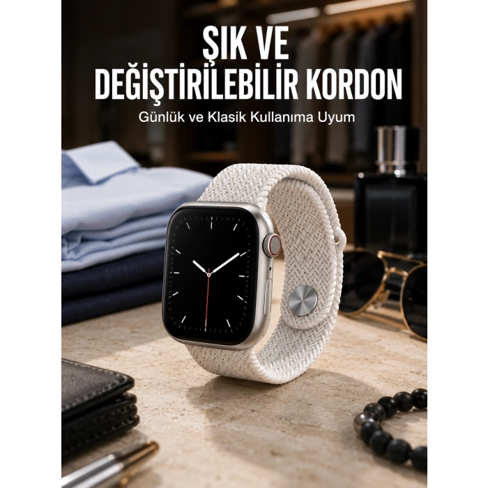 Mey İthalat® Yeni Nesil Akıllı Saat Arama Cevaplama GPS Takibi Adımsayar NFC Özelliği