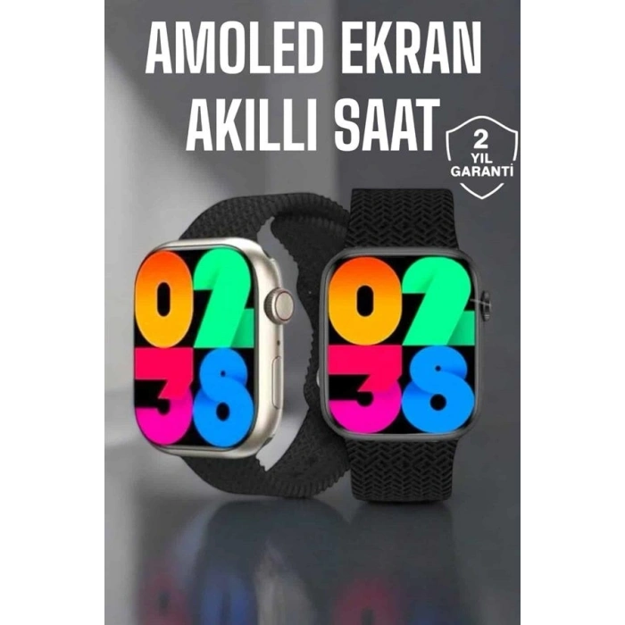 Mey İthalat® Yeni Nesil Akıllı Saat Arama Cevaplama GPS Takibi Adımsayar NFC Özelliği