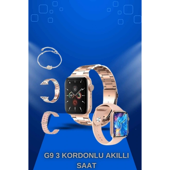 Mey İthalat® Yeni Nesil Kaliteli Akıllı Saat ve Kablosuz Bluetooth Kulaklık Yüksek Ses Kaliteli
