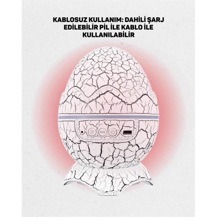 Mey İthalat® Yıldız Gökyüzü Efektli Çok Modlu Gece Işığı