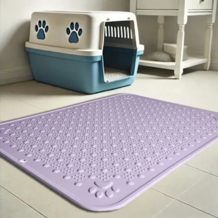 Mikopet Kaymaz Evcil Hayvan Tuvalet Önü Paspası