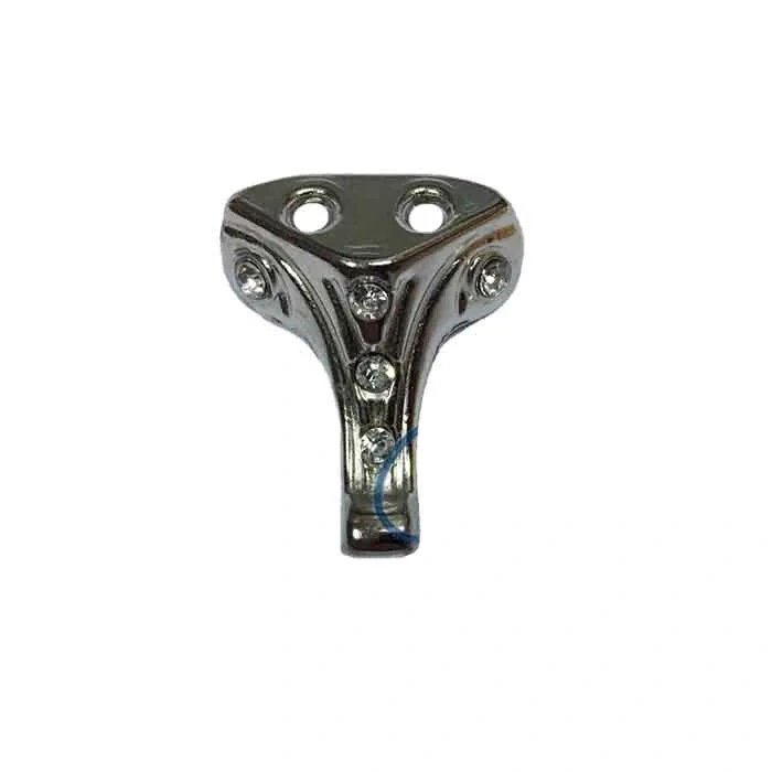 Moda Taşlı Ahşap Sandık Ayağı, Kutu Ayak 2,5 Cm - Nikel, 100 Adet