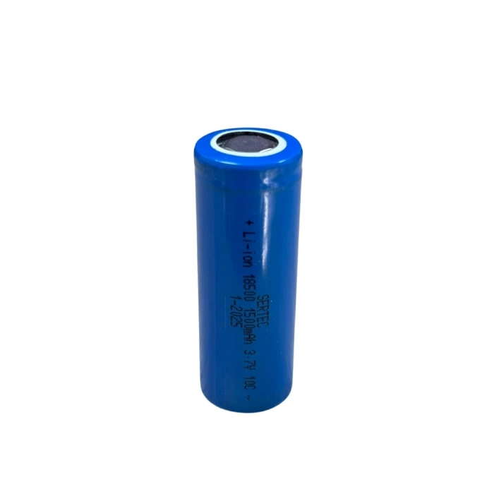 Sertec 3.7v Li-ion 18500 1500 Mah 10c Şarjlı Pil