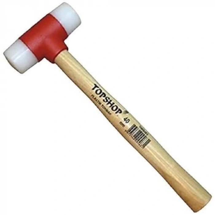 Topshop 09465 Ağaç Saplı Plastik Tokmak 50 mm