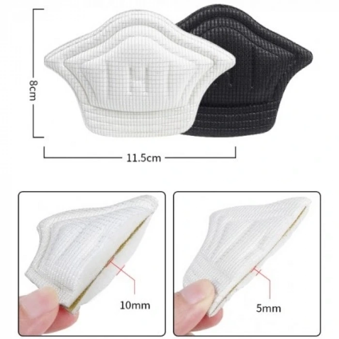 Topuk Daraltma Ve Vurma Önleyici 10 Mm Ayakkabı Pedleri