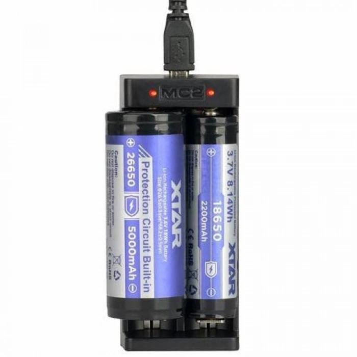 Xtar Mc2 İkili Li-ion Pil Şarj Cihazı