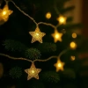 3m 20 LED Pilli Yıldız Led