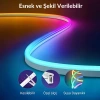 5m 16 Renk 4 Fonksiyonlu Esnek Şerit Neon LED