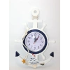 Ahşap Marin Duvara Asmalı Dümenli Saat Alk2446