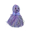 Ahtapot Şekilli Zilli Ve İpli Rengarenk Püsküllü Sevimli KediOyuncağı