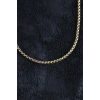 BFS 316L Çelik Örme Zincir Model Gold Renk Erkek Kolye