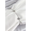 Mey İthalat® 316L Çelik Yonca Model Gümüş Renk Kadın Bileklik