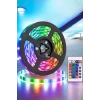 BFS 5 Metre Şerit Led RGB Işıklı Kumandalı Güç Adaptörü Her Ortama Uygun