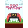 BFS 520 Retro Oyunlu El Konsolu Atari Oyun Konsolu Taşınabilir